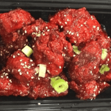 Spicy Korean Chicken With Fried Egg Rice